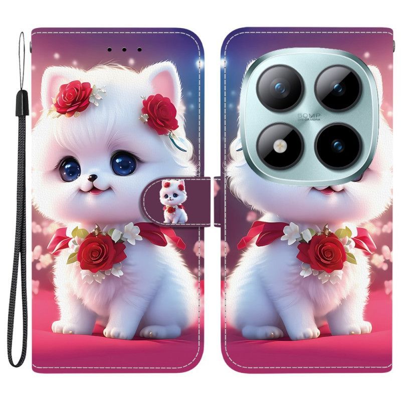 Housse Xiaomi Redmi Note 15 Pro Plus 5G / Poco M8 Pro 5G Chat et Roses