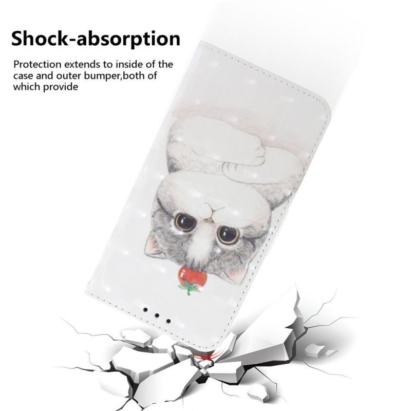 Housse Xiaomi Redmi Note 15 Pro Plus 5G / Poco M8 Pro 5G Chat Mignon à Lanière