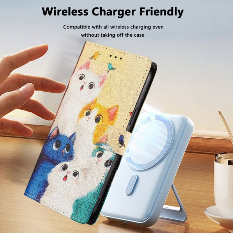 Housse Xiaomi Redmi Note 15 Pro Plus 5G / Poco M8 Pro 5G Chats Colorés