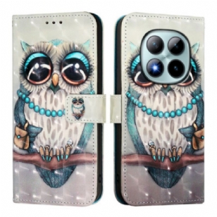 Housse Xiaomi Redmi Note 15 Pro Plus 5G / Poco M8 Pro 5G Chouette Grise