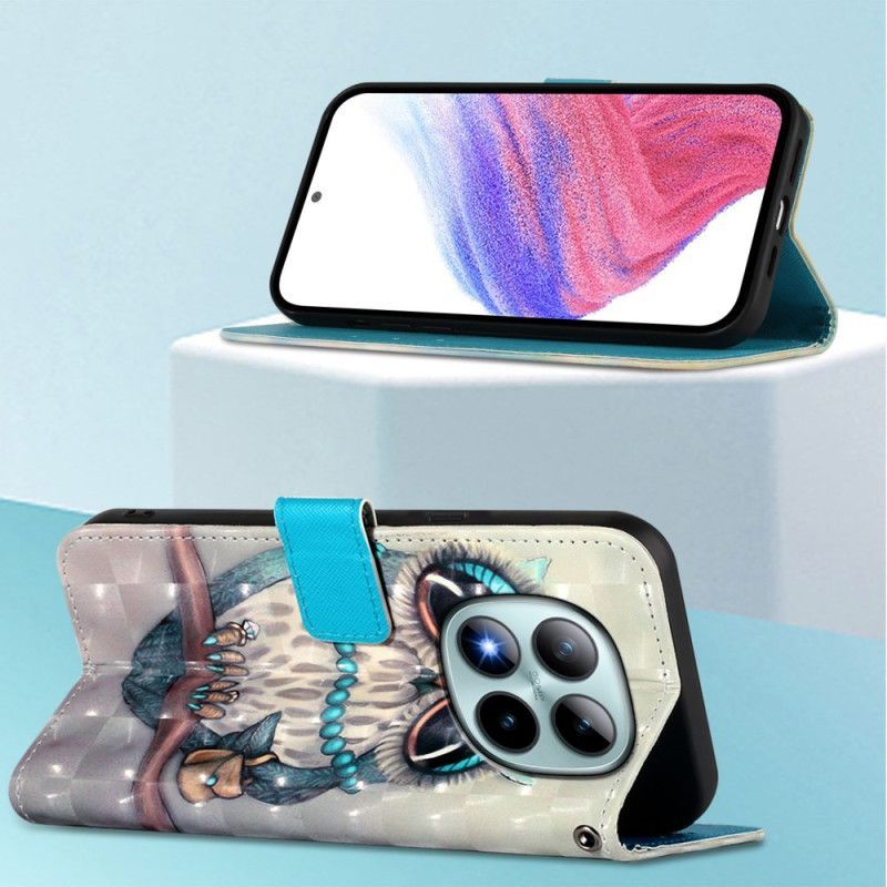 Housse Xiaomi Redmi Note 15 Pro Plus 5G / Poco M8 Pro 5G Chouette Grise