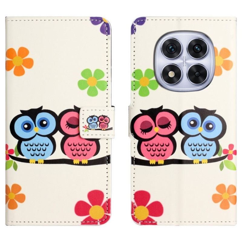 Housse Xiaomi Redmi Note 15 Pro Plus 5G / Poco M8 Pro 5G Couple de Hiboux