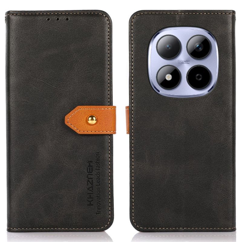 Housse Xiaomi Redmi Note 15 Pro Plus 5G / Poco M8 Pro 5G Fermoir Doré KHAZNEH