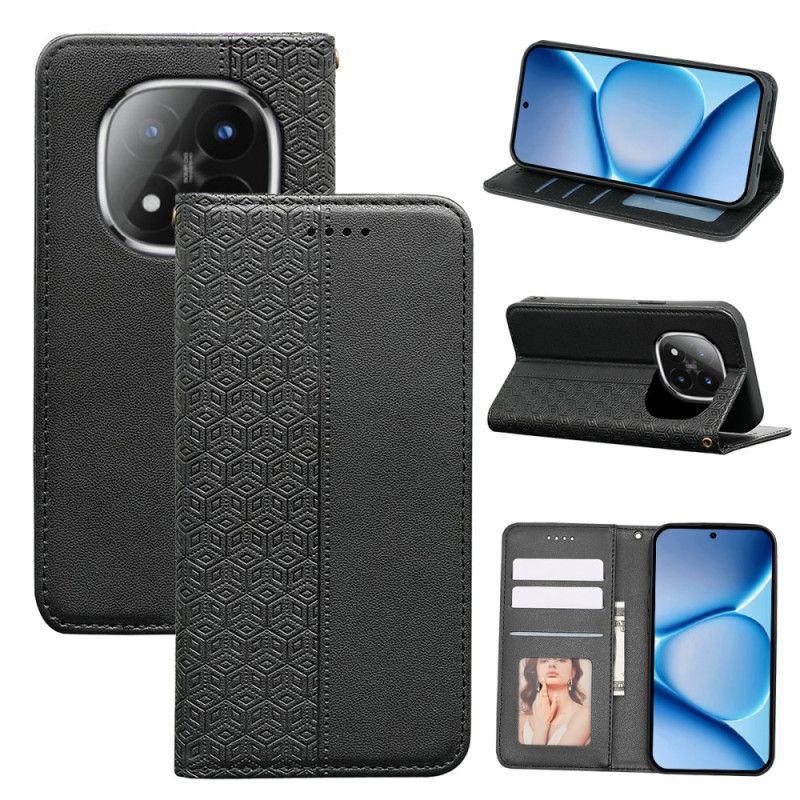 Housse Xiaomi Redmi Note 15 Pro Plus 5G / Poco M8 Pro 5G Flip Cover Frise à Lanière