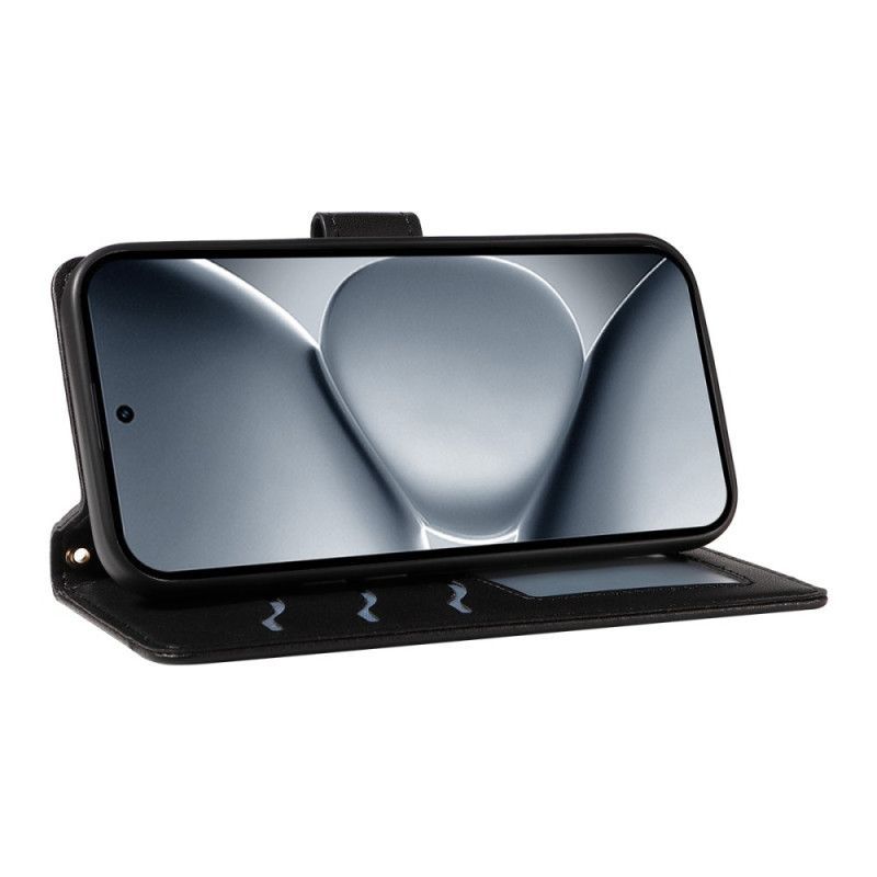 Housse Xiaomi Redmi Note 15 Pro Plus 5G / Poco M8 Pro 5G Matelassée avec Lanière et Bandoulière