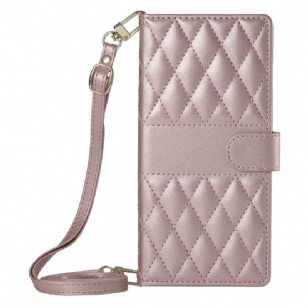 Housse Xiaomi Redmi Note 15 Pro Plus 5G / Poco M8 Pro 5G Matelassée avec Sangles