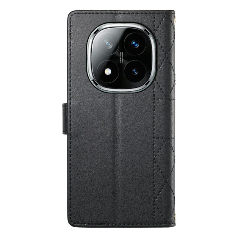 Housse Xiaomi Redmi Note 15 Pro Plus 5G / Poco M8 Pro 5G Matelassée avec Sangles