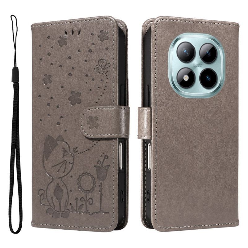 Housse Xiaomi Redmi Note 15 Pro Plus 5G / Poco M8 Pro 5G Motif Chat et Abeille