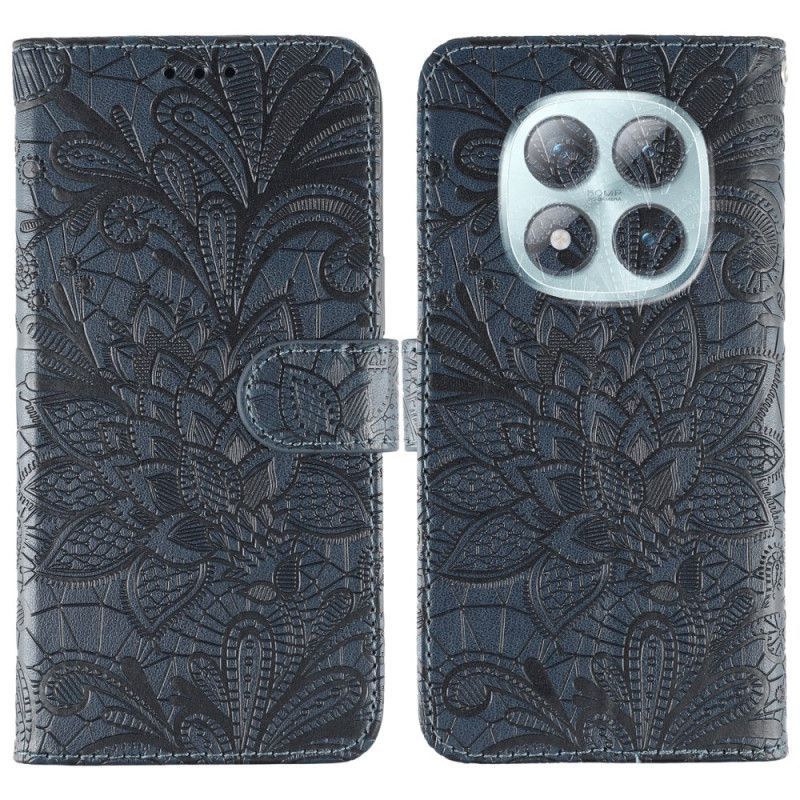 Housse Xiaomi Redmi Note 15 Pro Plus 5G / Poco M8 Pro 5G Motif Fleurs Dentelle