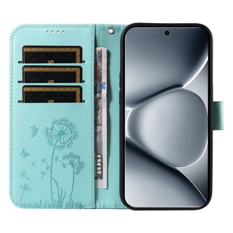 Housse Xiaomi Redmi Note 15 Pro Plus 5G / Poco M8 Pro 5G Motif Pissenlit et Lanière