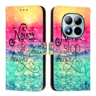 Housse Xiaomi Redmi Note 15 Pro Plus 5G / Poco M8 Pro 5G Never Stop Dreaming