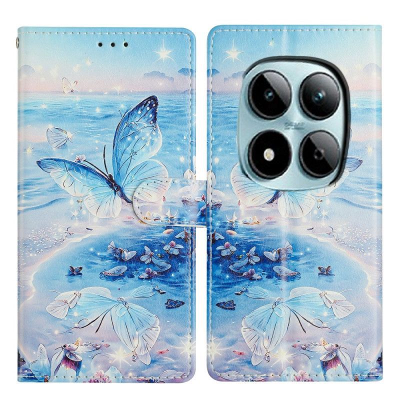 Housse Xiaomi Redmi Note 15 Pro Plus 5G / Poco M8 Pro 5G Papillon Océan