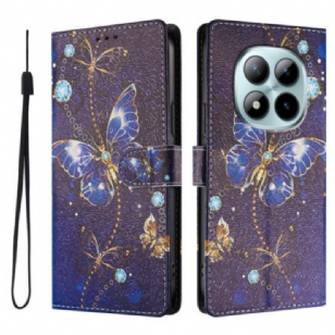 Housse Xiaomi Redmi Note 15 Pro Plus 5G / Poco M8 Pro 5G Papillons Précieux