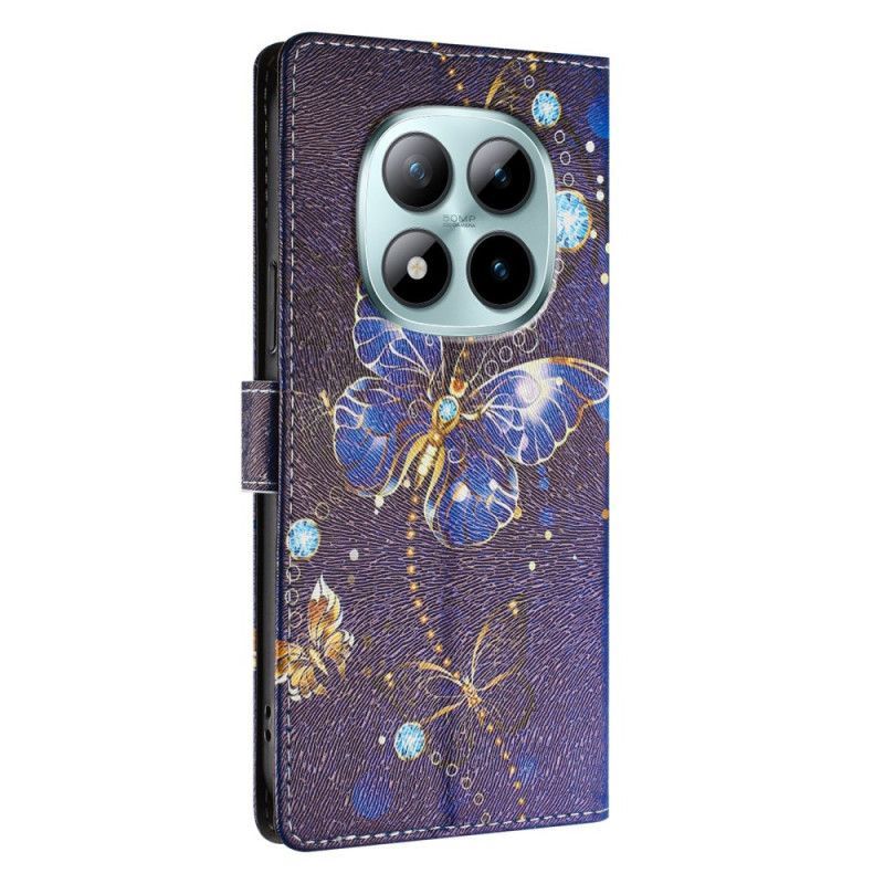 Housse Xiaomi Redmi Note 15 Pro Plus 5G / Poco M8 Pro 5G Papillons Précieux