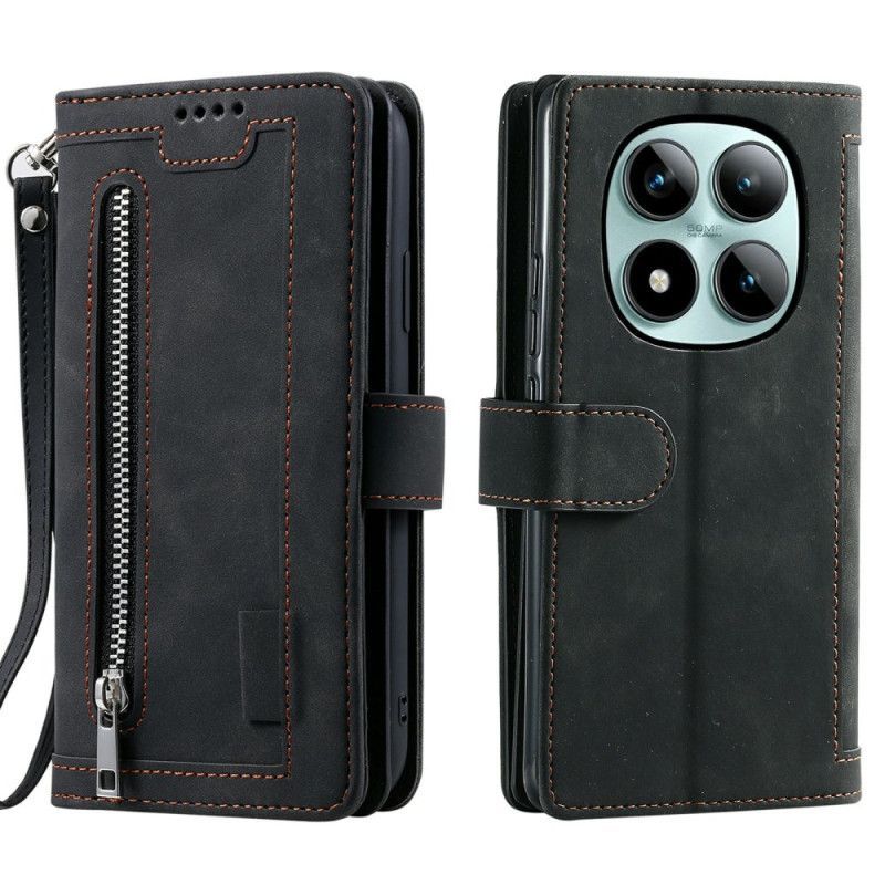 Housse Xiaomi Redmi Note 15 Pro Plus 5G / Poco M8 Pro 5G Portefeuille 9 Porte-Cartes