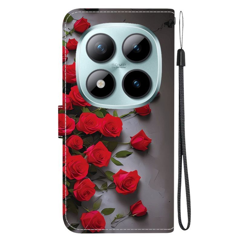 Housse Xiaomi Redmi Note 15 Pro Plus 5G / Poco M8 Pro 5G Roses Rouges