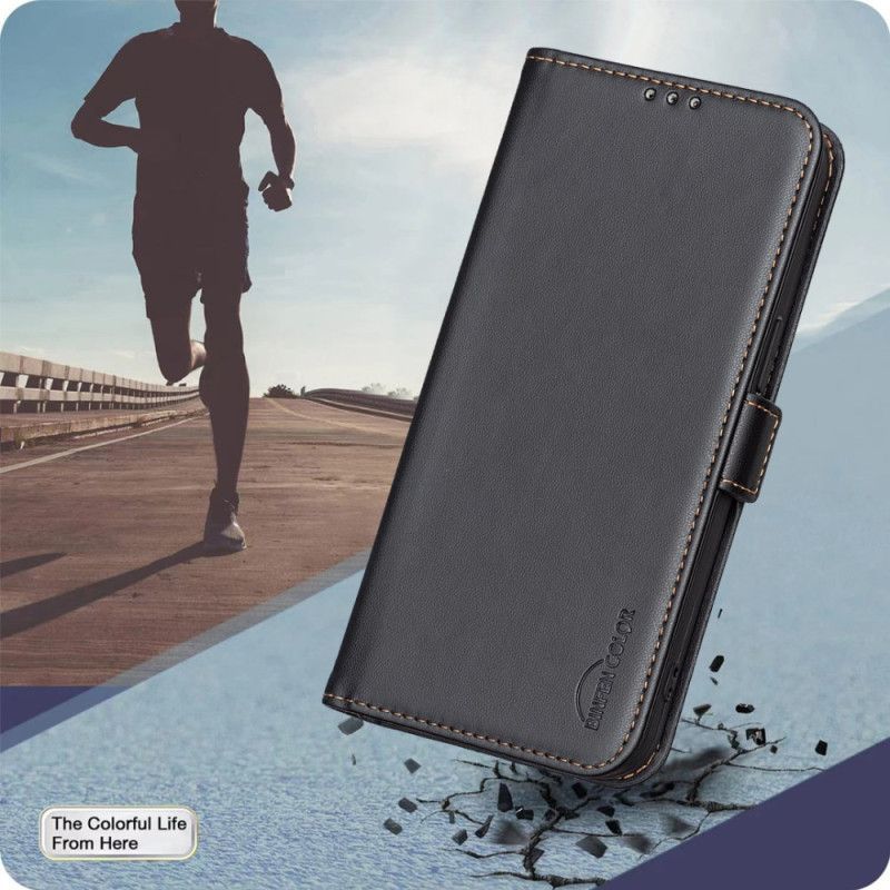 Housse Xiaomi Redmi Note 15 Pro Plus 5G / Poco M8 Pro 5G Simili Cuir BINFEN COLOR