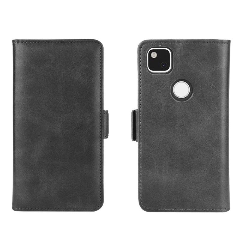 Housse Google Pixel 4a simili cuir mat