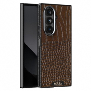 Coque Samsung Galaxy Z Fold 7 5G Compatible MagSafe Style Crocodile ABEEL