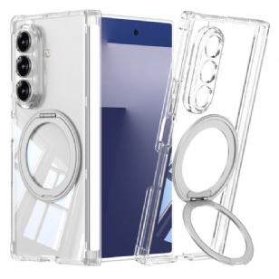 Coque Samsung Galaxy Z Fold 7 5G Magnétique Translucide avec Support