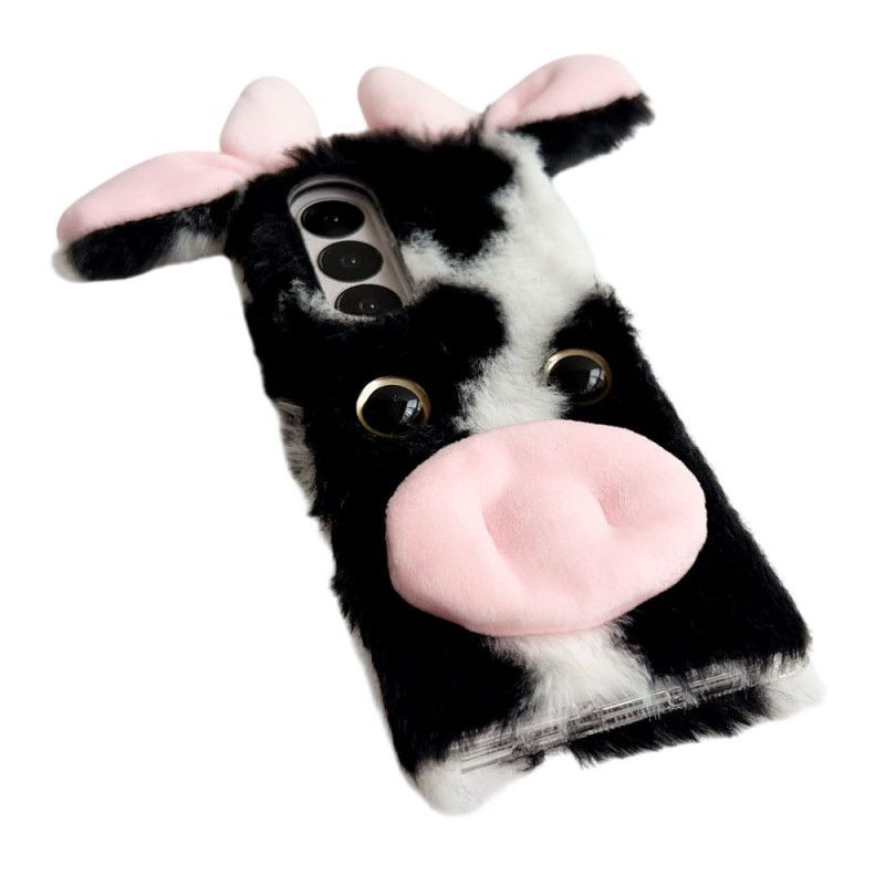 Coque Samsung Galaxy Z Fold 7 5G Vache en Peluche