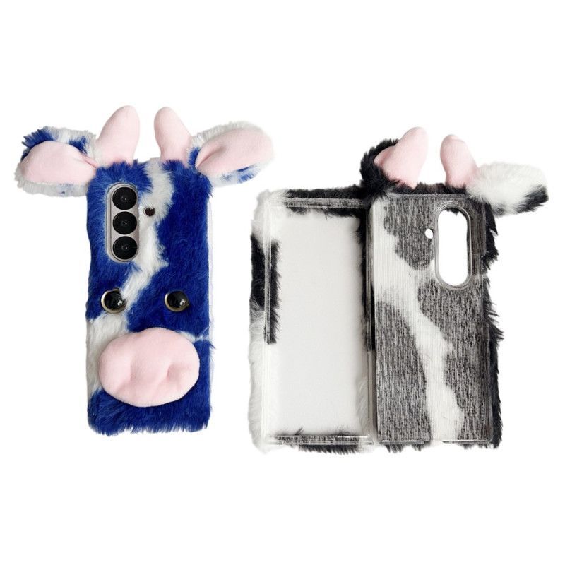 Coque Samsung Galaxy Z Fold 7 5G Vache en Peluche