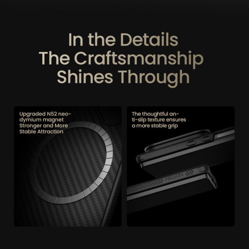 Coque Samsung Galaxy Z Fold 7 CarboProp Series avec Support