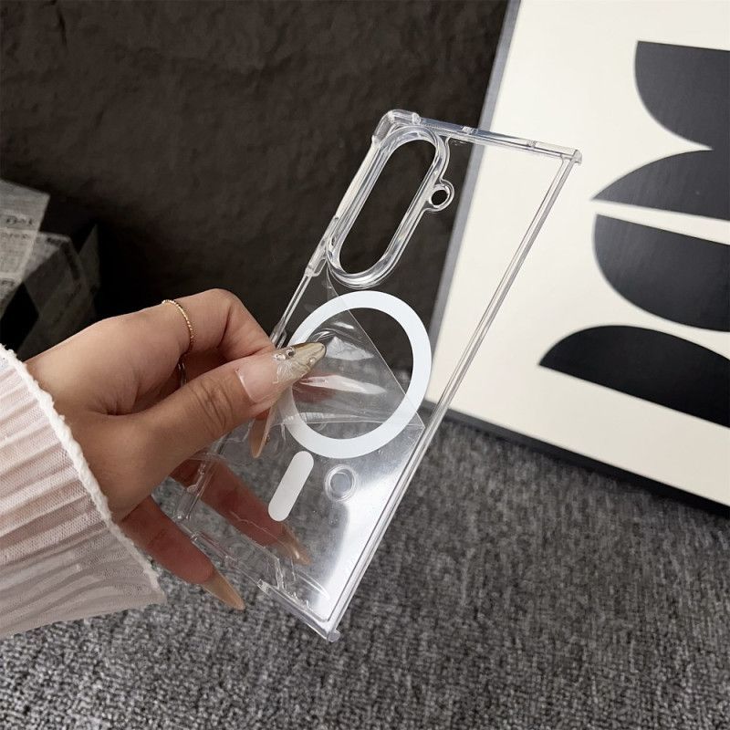 Coque Samsung Galaxy Z Fold 7 Compatible MagSafe Transparente