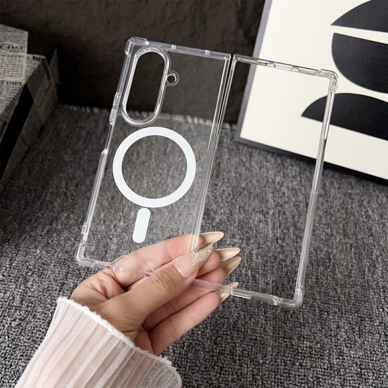 Coque Samsung Galaxy Z Fold 7 Compatible MagSafe Transparente