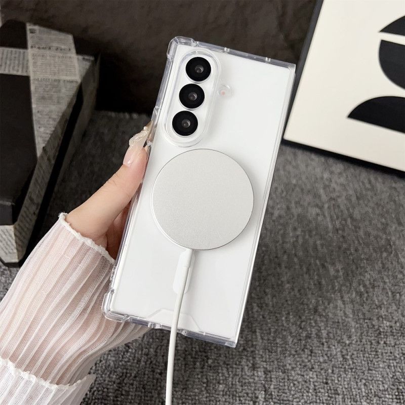 Coque Samsung Galaxy Z Fold 7 Compatible MagSafe Transparente