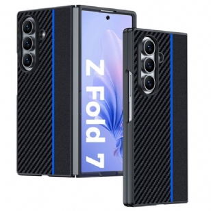 Coque Samsung Galaxy Z Fold 7 Déclinaison Fibre Carbone