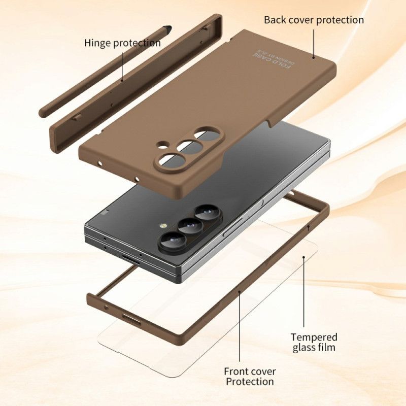 Coque Samsung Galaxy Z Fold 7 Design Sobre avec Protecteur Écran