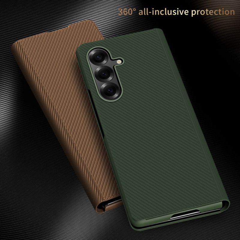 Coque Samsung Galaxy Z Fold 7 Effet Cuir avec Support Intégré