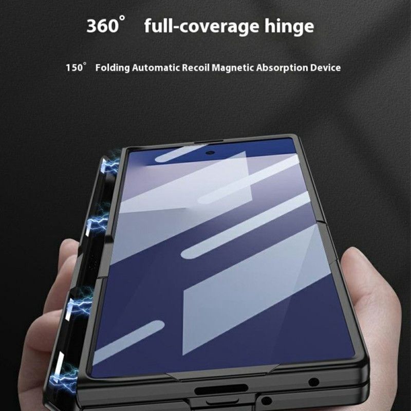 Coque Samsung Galaxy Z Fold 7 Film Protecteur d'Écran et Support Magnétique
