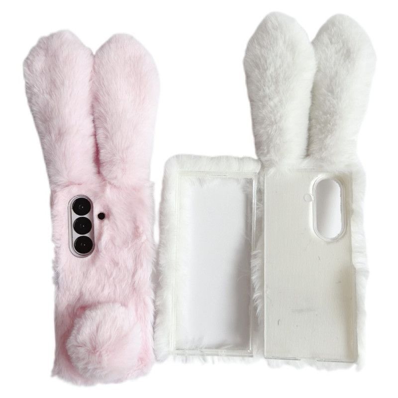 Coque Samsung Galaxy Z Fold 7 Oreilles de Lapin en Peluche