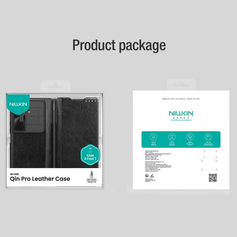 Flip Cover Samsung Galaxy Z Fold 7 Qin Pro Series NILLKIN