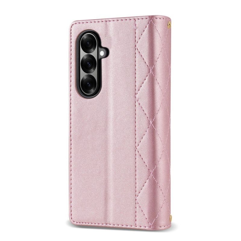 Housse Samsung Galaxy Z Fold 7 Matelassée avec Bandoulière et Lanière