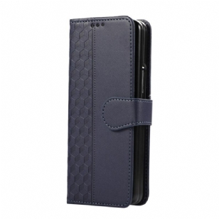 Housse Samsung Galaxy Z Fold 7 Motif Gaufré avec Lanière