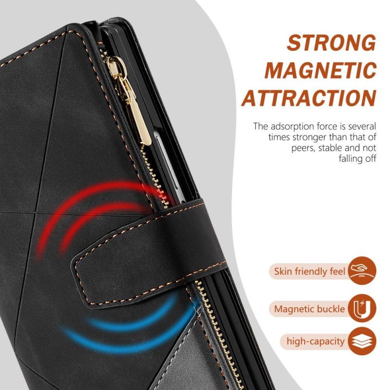 Housse Samsung Galaxy Z Fold 7 Portefeuille Bicolore