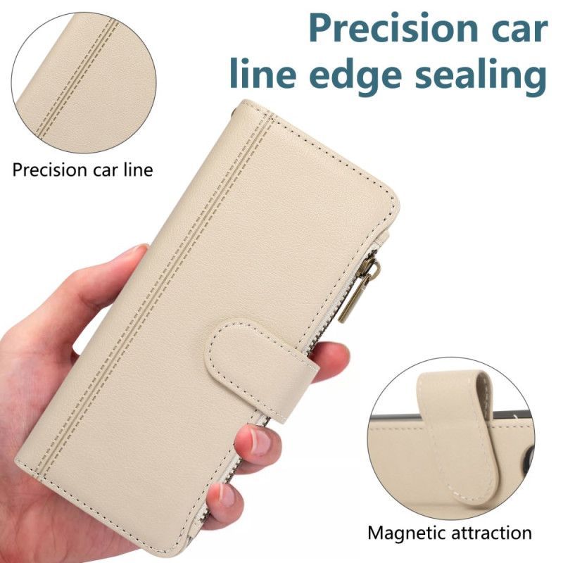 Housse Samsung Galaxy Z Fold 7 Portefeuille à Lanière