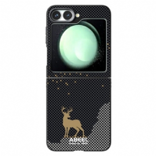 Coque Samsung Galaxy Z Flip 7 FE 5G / Z Flip 6 5G Compatible MagSafe Motif Cerf