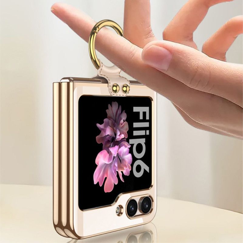 Coque Samsung Galaxy Z Flip 7 FE / Z Flip 6 Aneau-Support et Film Écran