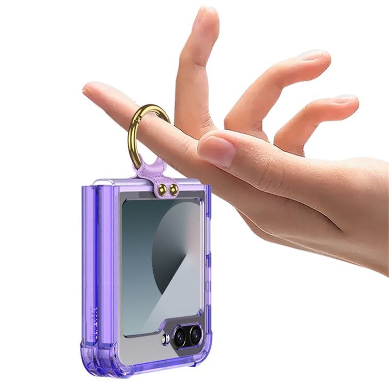Coque Samsung Galaxy Z Flip 7 FE / Z Flip 6 Anneau-Support et Stylet