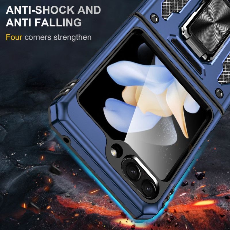 Coque Samsung Galaxy Z Flip 7 FE / Z Flip 6 Anneau-Support Série Armor