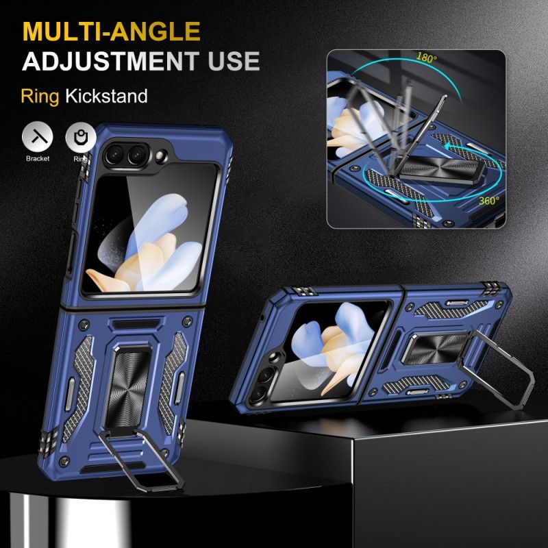 Coque Samsung Galaxy Z Flip 7 FE / Z Flip 6 Anneau-Support Série Armor