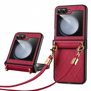 Coque Samsung Galaxy Z Flip 7 FE / Z Flip 6 Bandoulière SULADA