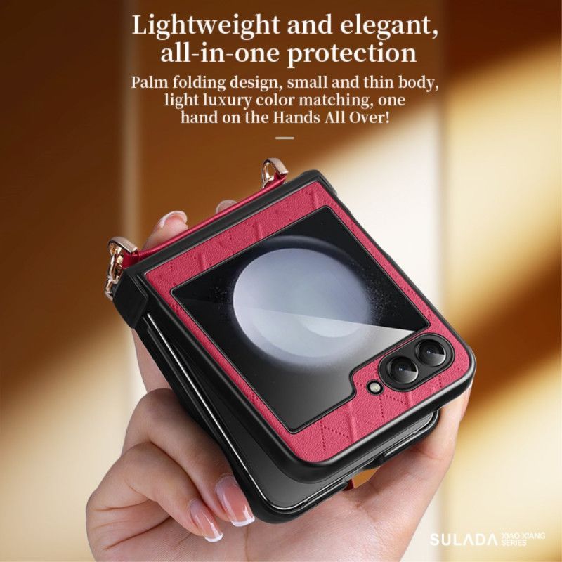 Coque Samsung Galaxy Z Flip 7 FE / Z Flip 6 Bandoulière SULADA