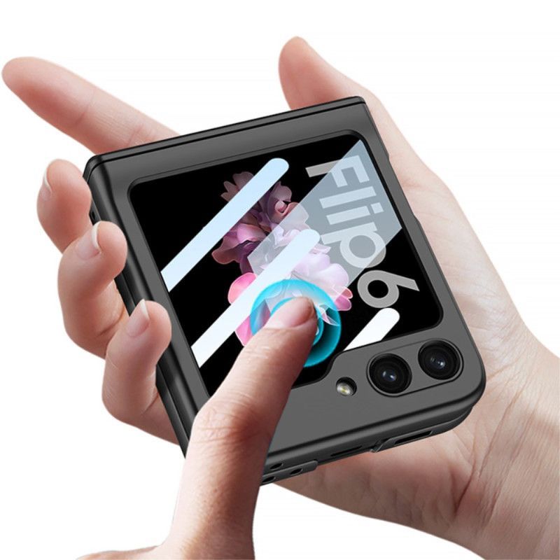 Coque Samsung Galaxy Z Flip 7 FE / Z Flip 6 Charnière Magnétique et Film Petit Écran GKK