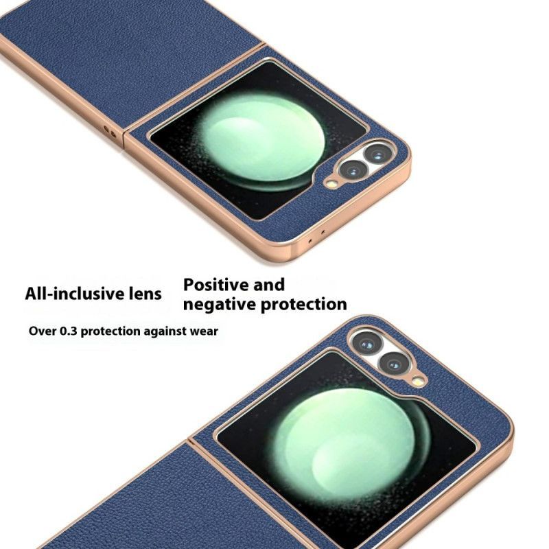 Coque Samsung Galaxy Z Flip 7 FE / Z Flip 6 Classique Cuir ABEEL