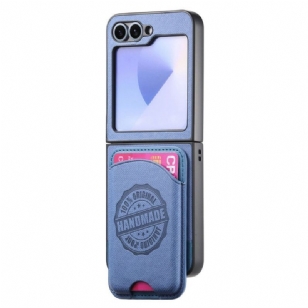 Coque Samsung Galaxy Z Flip 7 FE / Z Flip 6 Compatible MagSafe Porte-Cartes Détachable